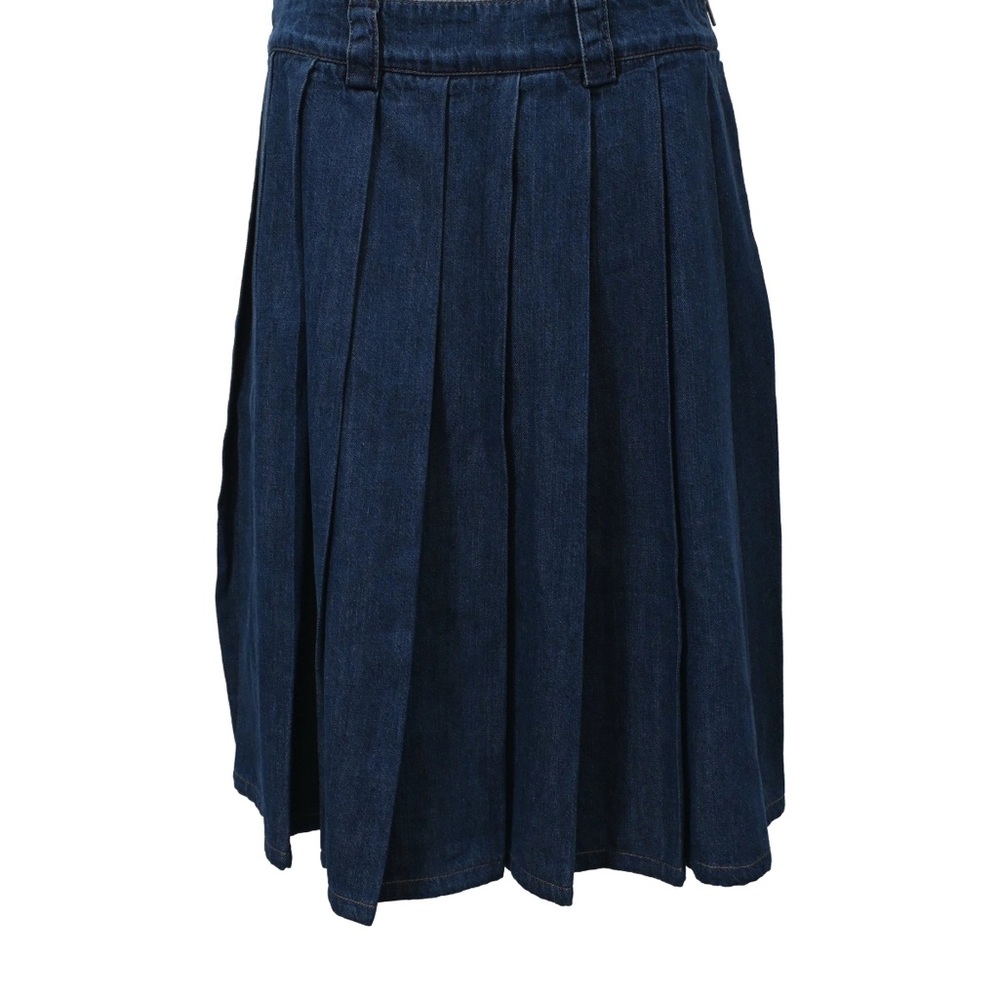 Miu Miu Dark Blue A-Line Skirt